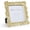 Feather Petal Gold, variant on General 4x4 Gold Picture Frame, Vintage Ornate Square Photo Frame with Glass Front, Decorative Resin Frame for Tabletop or Wall Hanging, Retro Home Decor Gift