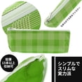thumbnail image 3 of Unique Bargains Pencil Pen Case Portable Stationery Bag Green, 3 of 6