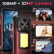 Oukitel WP56 5G Rugged Smartphone Android 15, 36GB+512GB/2TB ,16000mAh(45W), Versatile Led Light, 6.8 Fhd+ 120Hz,108MP Camera,128dB Loud Speaker Waterproof, Nfc/Gps/Ots