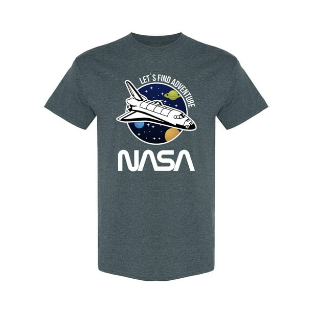 Playera NASA Para Hombre - Cohete Encontremos la Aventura Nasa T-shirt