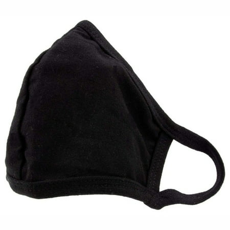2PC Unisex Mouth Filter Adjustable Anti Dust Face Mouth Filter,Black Cotton Face Filter For Cycling Camping Travel