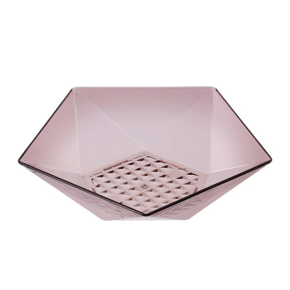 LEHOZIHEQ Clear Plastic Serving Bowls, Transparent Pentagram Fruit Transparent Containers, Square Plastic Buffet Containers for Chips, Snacks, Mints, Salad Bar, Snack Bowl Parties