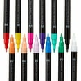 thumbnail image 4 of KINGART Studio Acrylic Paint Pens, Extra Fine Tip Size, Set of 12 Unique Colors, 4 of 6