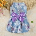thumbnail image 2 of Chiens Robes d'Été Petite Robe Florale Robes de Mariée Jupe York Vêtements pour Chien Chiot de Compagnie, 2 of 3
