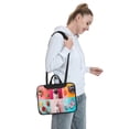 thumbnail image 6 of Lsque Colorful Dog Cat Collage Pattern Laptop Bag – Portable & Slim Single-Shoulder Computer Case with Adjustable Strap, Protective, Lightweight for 13”/14”/15.6” Laptops, 6 of 8