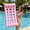 C, variant on Inflatable Floating Bed Lounger, Pool Air Mattress with Headrest for Swimming, Tropical Stripe Water Sleeping Pad for Beach, 53.2x28.4 Inch, Deep Blue A