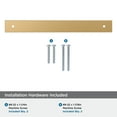 thumbnail image 4 of Amerock Ladera 7-9/16 inch (192mm) Center-to-Center Rectangle Champagne Bronze Cabinet Pull Backplate, 4 of 6