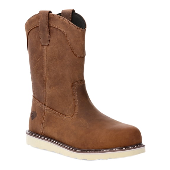 Herman Survivors Men's Steel Toe Rift Pull On Western Work Boots