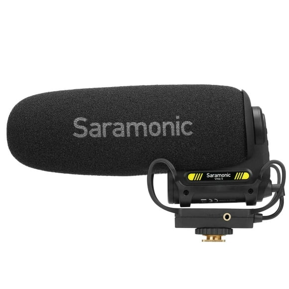 Micrófono Saramonic VMIC5 Shotgun Supercardioid con batería de 150 horas