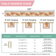 thumbnail image 3 of Christmas Gingerbread Man Table Runner, Pink Xmas Holiday Peppermint Candy Kitchen Dining Table Decor, Winter Snowflake Burlap Home Decoration Indoor Outdoor Party Supply 13 x 120 Inches, 3 of 6