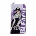thumbnail image 1 of Cartera Bleach Kuchiki Byakuya con personajes de anime, pliegue delgado, 1 of 2