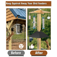 thumbnail image 6 of Metal Squirrel Baffle for Post, Squirrel Proof Baffles for Bird Feeder Poles, Outdoor Squirrel Guard for, 6 of 6