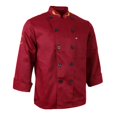 thumbnail image 1 of Chaqueta de Transpirable, para proteger de Hotel, Panadería, de Cocina, Mujeres, Hombres Rojo m BLESIY Chaqueta de chef uniforme para hombres, 1 of 8