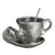 thumbnail image 4 of Taza De Café Con Platillo Y Cuchara, Taza De Cara Humana 3D Para Cocina Romántica Y Hogar, 4 of 8