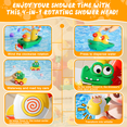 thumbnail image 4 of Flynow Bath Toys Waterfall Bathtub Toy with Suction Cup,Bath Tub Shower Head Sprayer Playset,Bathtime Fun Birthday Gift, 4 of 7