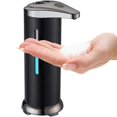 thumbnail image 3 of Kezqiaxn Home Supplies Automatic Soap Dispenser Touchless Soap Dispenser Hand Soap Dispenser Battery Operated Touchless Hand Dispenser Stainless Steel Dish Soap Dispenser for Kitchen Black, 3 of 7