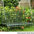 thumbnail image 5 of Mandalay Wrought Iron Patio Swing - Rustic Brown, 5 of 5