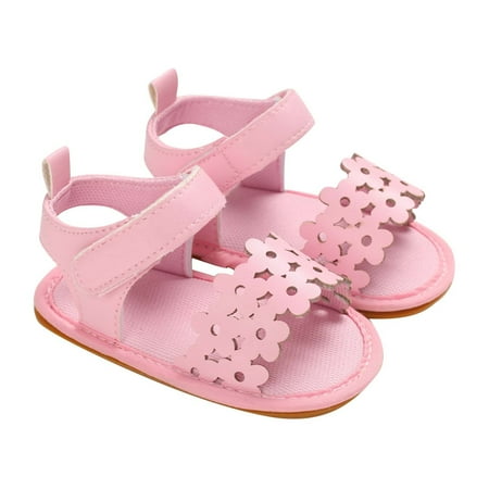 

Facrlt Infant Girls Boys Outside Wear Soft Sole Non-slip Breathable Sweat Proof Sandals Toddler Easy on Easy off Sandals Super Cute Infant Sandals Summer Cute Sandals for Infant Girls Baby Boys