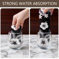 thumbnail image 6 of 2 Pcs Pioneer Flower Floral Print Pattern Kitchen Towels, Funny Microfiber Dish Towel Set, 18" X 26" Tea Towels, 6 of 6