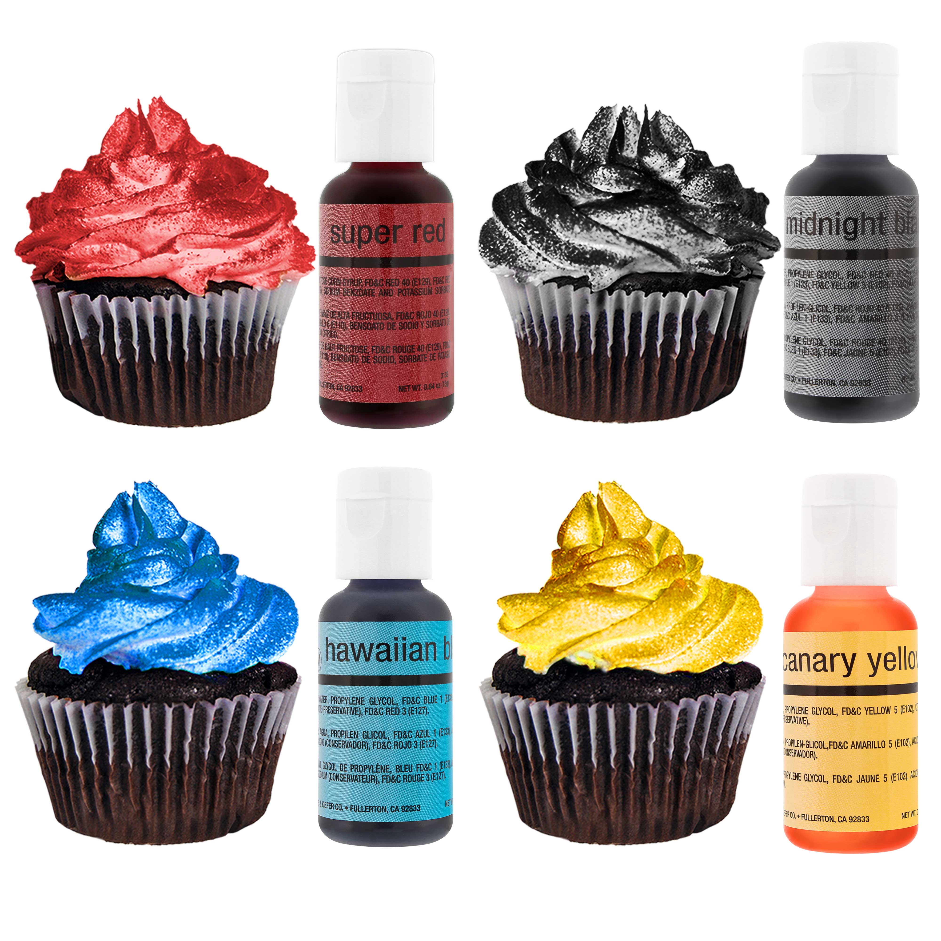 Deluxe 2 Airbrush Master Airbrush Cake Decorating Airbrushing System Kit with Set of 12 Chefmaster Food Colors, Gravity Feed Airbrushes, Air Compressor - Decorate Cakes Cupcakes Cookies Desserts