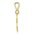thumbnail image 2 of 10k Yellow Gold Filigree Initial B Pendant Charm, 2 of 3