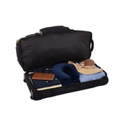 Travelers Club Jumbo 36 2-Section Rolling Duffel with Blade Wheels - Black