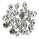 thumbnail image 3 of Botones de cristal Soledad para decoración de tapicería de cabecero de sofá 25 piezas 18 mm, 3 of 10