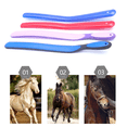 thumbnail image 4 of 4PCS Animal Equine Grooming Sweat Scraper Horse Tool Random Color, 4 of 6