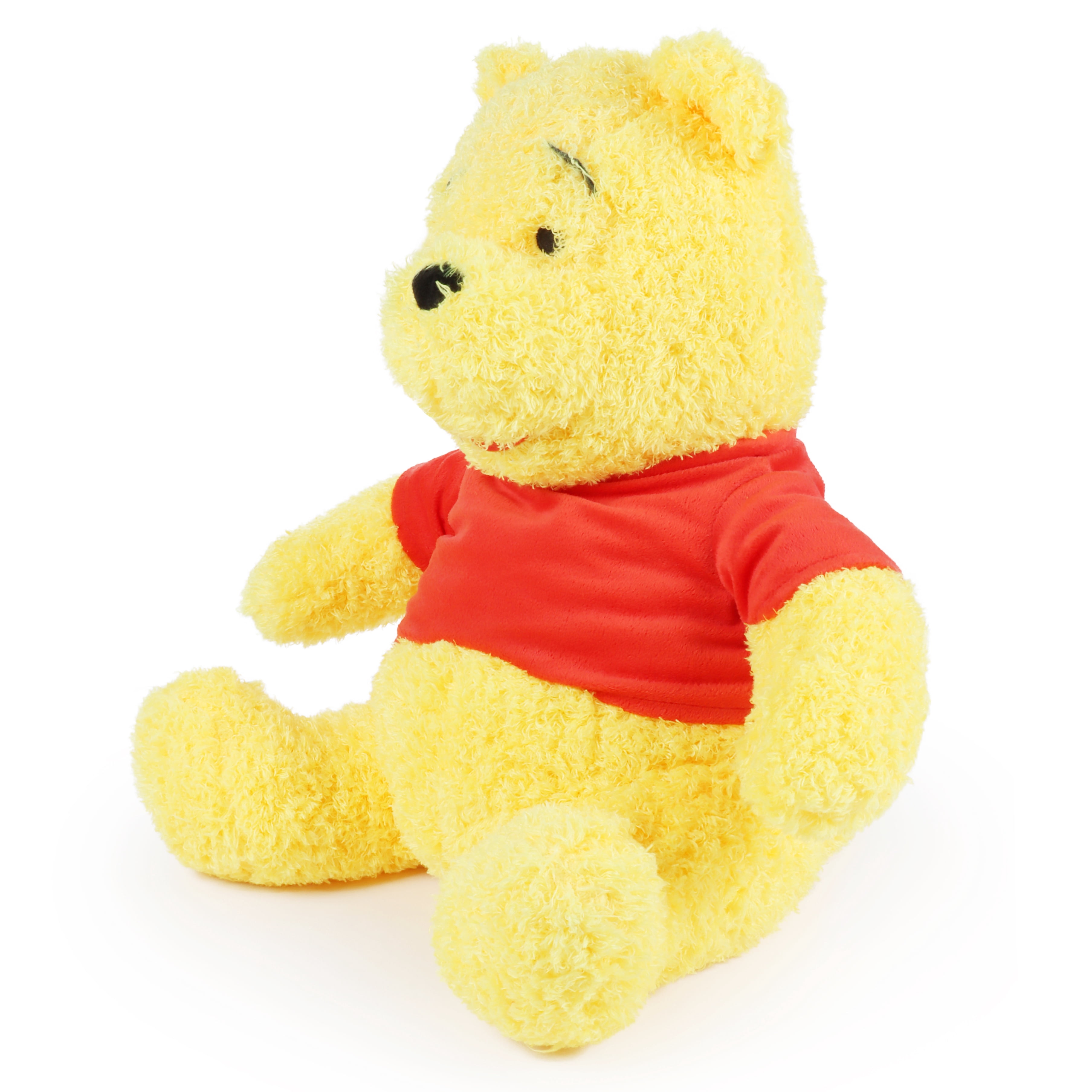 Winnie The Pooh Kids Fuzzy Decorative Weighted Pillow Buddy, Polyester, Yellow & Red, Disney