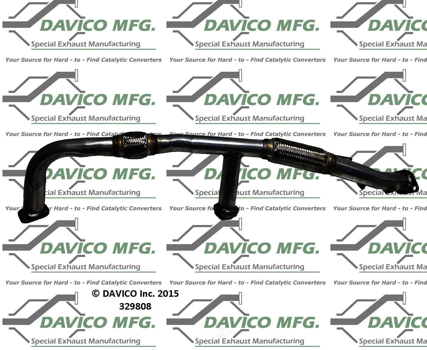 Davico Mfg 329808 Exact-Fit Exhaust Pipe