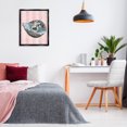 thumbnail image 3 of Stupell Industries Coastal Disco Oyster on Stripes Black Floating Frame Canvas Art, 25 x 31, by Lil' Rue, 3 of 7