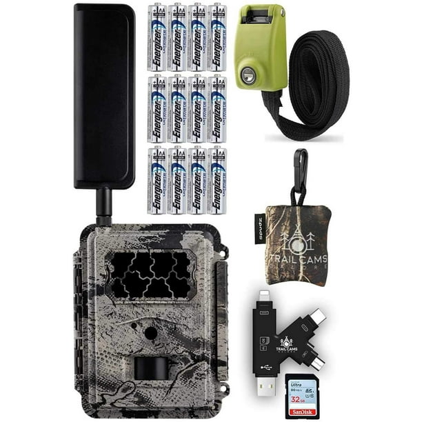 Spartan GoCam 4G LTE Wireless Camera with Batteries, SD Card, Card