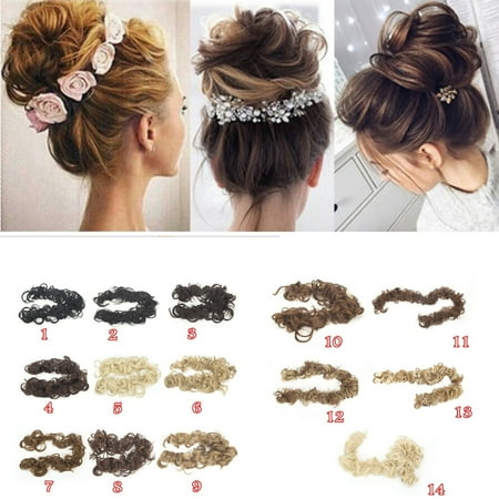Wedding Fashion Hair Style Pony Tail Hairpiece Chignon Ponytail