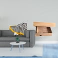 thumbnail image 2 of Manta De Punto A Rayas Con Estante Flotante Y Cajón De Pared. Suave Y Cálida, Ideal Para Decorar Dormitorios, Sofás, Camas, Sillas, Habitaciones De Estudiantes, Apartamentos U Oficinas., 2 of 8
