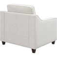 thumbnail image 6 of JERFIT Upholstered Armchair with Sloped Track Arms, Beige Chenille Fabric Accent Chair for Living Room, Bedroom, 6 of 10