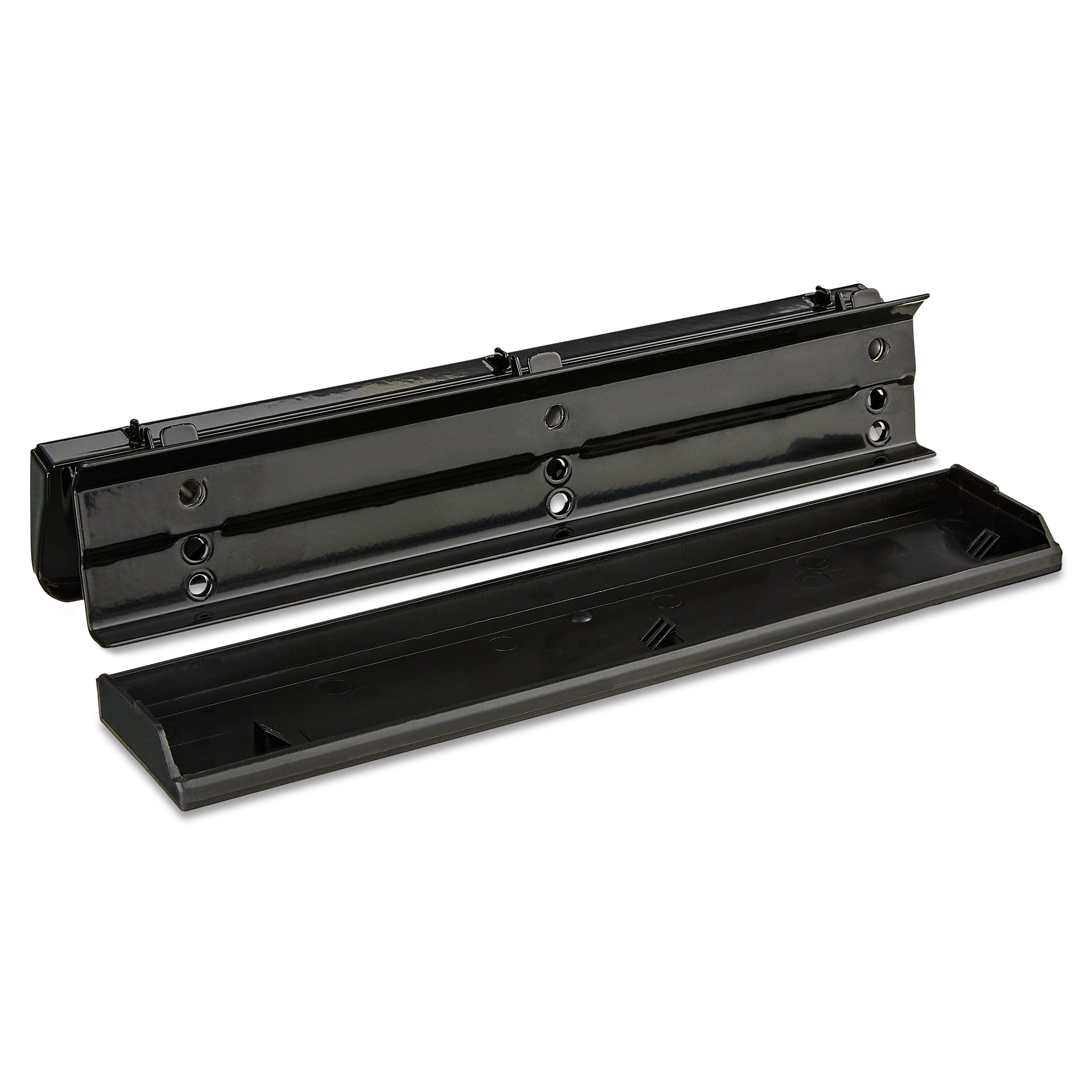 Pen+Gear 3-Hole Punch, 12 Sheet Capacity, Black