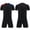 Black, variant on Boys Athletic Shorts Soccer Jersey Team Soccer Uniforms with Shorts Football Athletic for Out T Sports Red XS