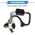 thumbnail image 6 of Unique Bargains 1Set Trailer Towing Wiring Harness Compatible for Hyundai Palisade 2020-2022 Durable Plastic Metal Black, 6 of 7
