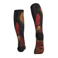 thumbnail image 2 of Bixox Lunar Mountains Golden Rivers Print Compression Socks,Compression Socks Women & Men Circulation for Medical,Running,Athletic, 2 of 7