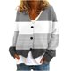 thumbnail image 2 of Puntoco Chaqueta Informal Con Botones Y Estampado De Moda Para Mujer, 2 of 5