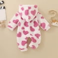 thumbnail image 4 of Paguaki Baby Boy Clothes Long Sleeve Footed Cute Cartoon Prints Long Sleeved Hooded Jumpsuit Baby Pajamas with Zipper Cotton Sleepers 0 6 9 12 18 Months, 4 of 8