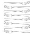 thumbnail image 1 of Nicesh - Tenedores de cena de acero inoxidable de 16 piezas, cubiertos de cocina de 8,19 pulgadas, tenedores de cena, 1 of 1