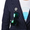 thumbnail image 5 of JM Broche + 3 botones, Soporte magnético para gafas Broche de mujer, gafas de lectura, gafas de sol y soporte para gafas de seguridad JM, 5 of 5