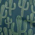 thumbnail image 1 of oneOone Cotton Cambric Teal Blue Fabric Cactus Diy Clothing Quilting Fabric Print Fabric By Yard 56 Inch Wide, 1 of 5