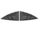 thumbnail image 3 of 2 uds alerón de ventana lateral superficie lisa triángulo divisor cubierta de sombra reemplazo para Tesla modelo Y 2021 a 2023 fibra de carbono, 3 of 14