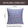 thumbnail image 2 of LALILO Throw Pillow Covers Kaleidoscope Ethnic With Blue Navy Cushion Cover 18" x 18", 3863 Pack, 2 of 6