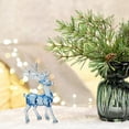 thumbnail image 6 of hulanddfd Christmas Crystal Deer Animals Decoration, Crystal Reindeer Figurines Ornament Desktop Decor for Xmas Tabletop Holiday Party Wedding Desktop Home Decor Blue, 6 of 6