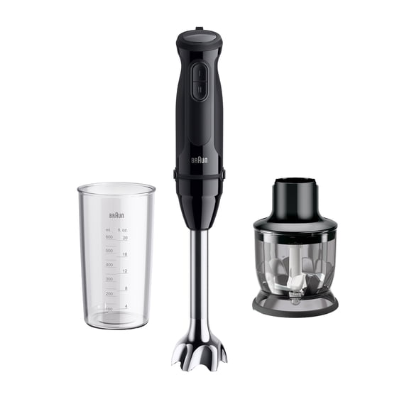 Braun MultiQuick 5 Smart-Speed Hand Blender with 500 Watts of Power with Chopper and Whisk