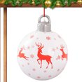 thumbnail image 5 of Bola de Navidad inflable de 40 cm, adornos navideños de Año Nuevo, bolas de decoración navideña para fiestas navideñas, decoración interior y exterior, 5 of 5