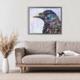 thumbnail image 2 of Stupell Industries Stay Curious Crow Gray Framed Floater Canvas Wall Art design by Lisa Morales, 25 x 31, 2 of 9